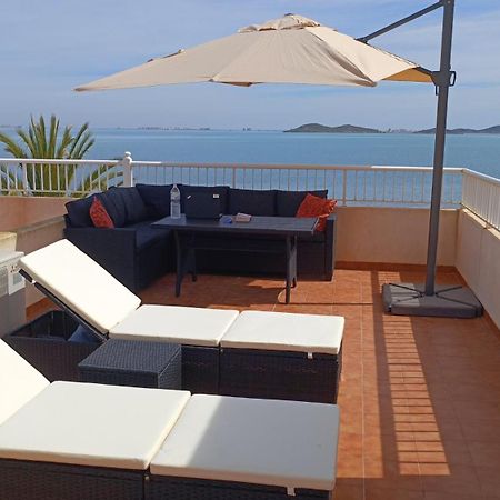 Top Floor Apartment Beachhouse, Beautiful Sea View, On The Beach! Картахена Екстериор снимка
