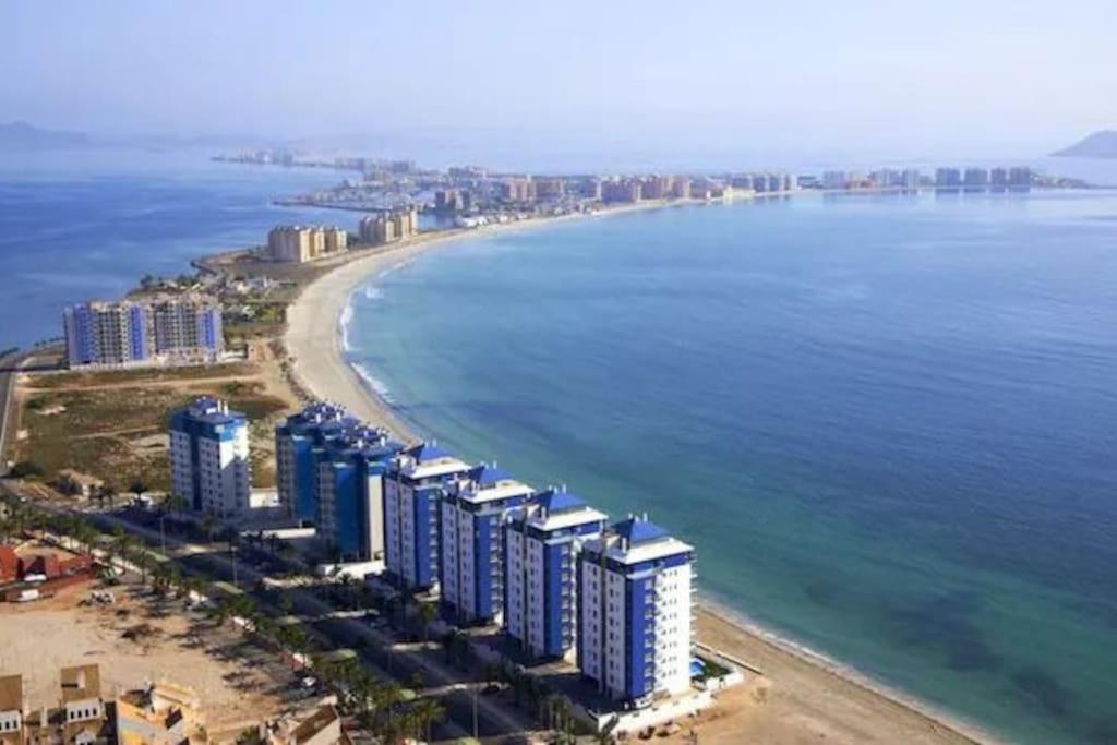 Top Floor Apartment Beachhouse, Beautiful Sea View, On The Beach! Картахена Екстериор снимка